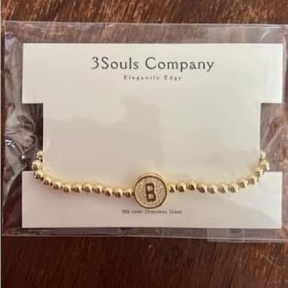3 Souls Company Initial B Bracelet - Picture 1 of 1